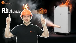 Test aerosolového hasícího systému