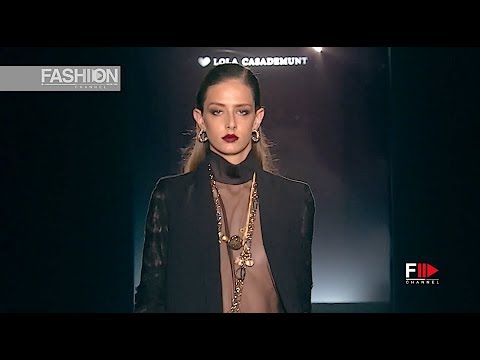 LOLA CASADEMUNT 080 Barcelona Fashion Fall Winter 2018 19 - Fashion Channel