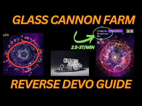 How to farm in Glass Cannon (GC) guide - Reverse Devo The tower Idle