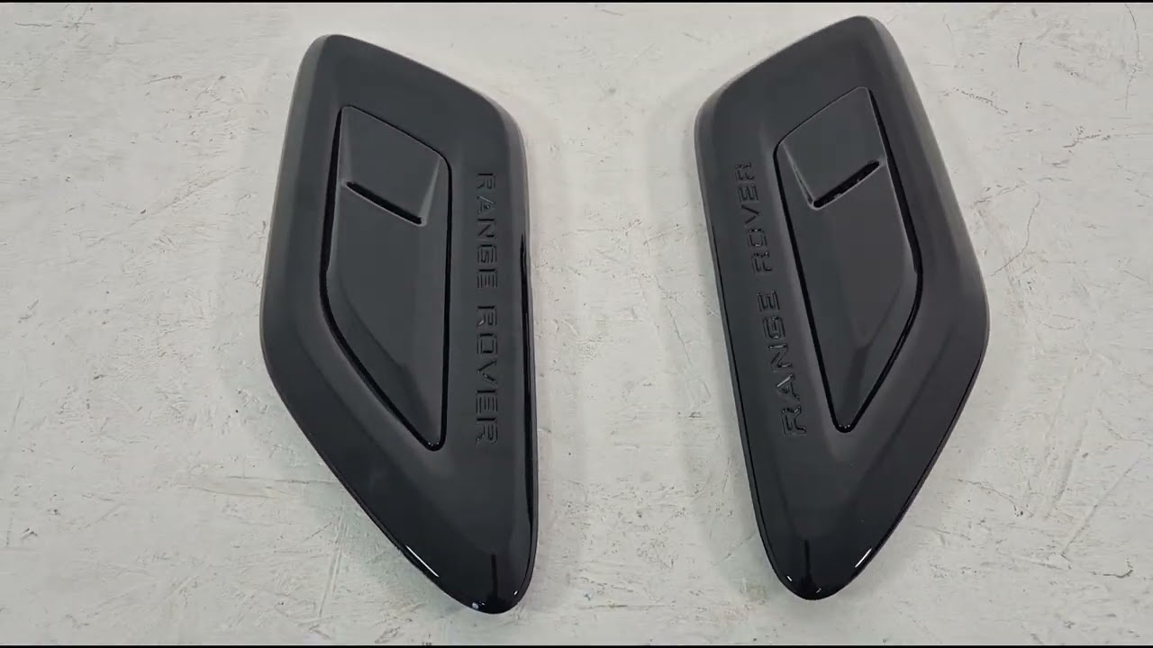 Range Rover Sport 2014–2022 Motora pārsega uzlikas (2018-2022, 2 gab.) Video 1