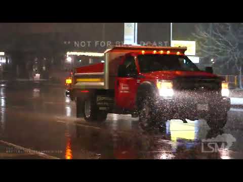 11-15-2022 Macomb, IL - First Winter Snowfall, Plows, Morning Commute, SlowMo