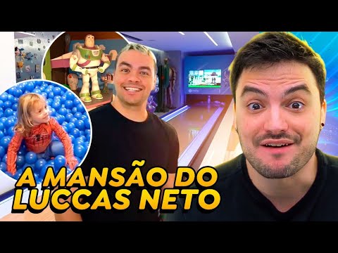 REAGINDO À MANSÃO DO LUCCAS NETO