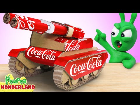 Coca Tank Battle with Pea Pea - Pea Pea Wonderland