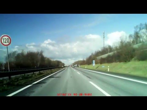 Autobahn 31 Leer Richtung Emden (von Veenhusen nach Neermoor)