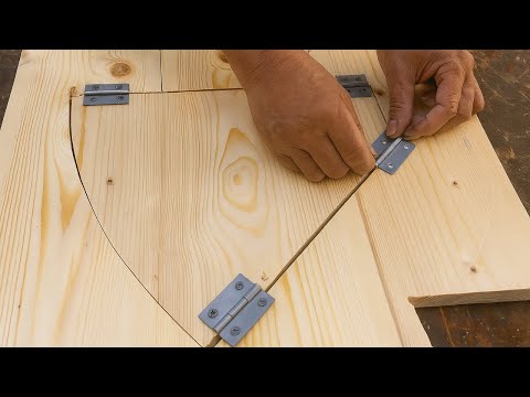 Creative Genius Woodworking Design Ideas DIY // How To Make A Chair With A Awesome Folding Mechanism