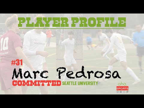 Player Profile: Marc Pedrosa; ECNL B03/04 Crossfire Premier #31 (Seattle University, Committed)