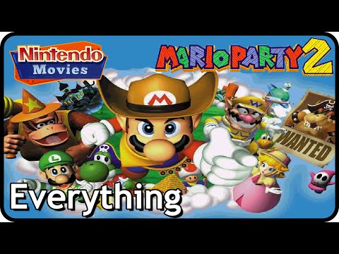 Mario Party 2 - All Board Games / All Mini-Games / Stadium / Mini-Game Coaster / EVERYTHING