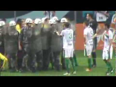 Grêmio x Portuguesa - Confusão