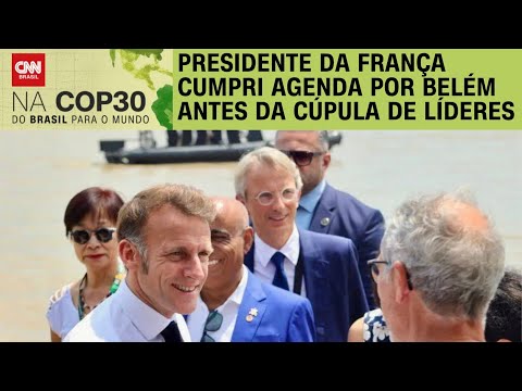 Emmanuel Macron visita UFPA e fala com Cacique Raoni | CNN PRIME TIME