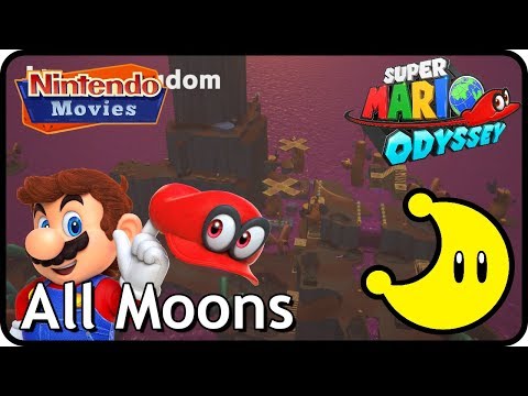 Super Mario Odyssey - Lost Kingdom - All Moons (in order with timestamps)