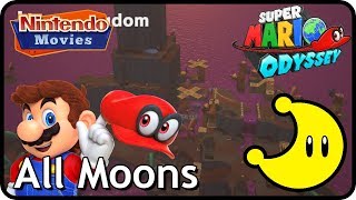 Super Mario Odyssey - Lost Kingdom - All Moons (in order with timestamps)