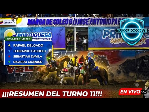 Duelo de Titanes en Portuguesa 🐎 Turno 11 Cat. Libre (Delgado, Caudelli, Dávila, Ciciruco)