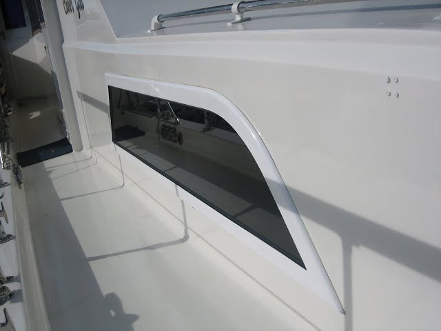 How to remove old boat windows