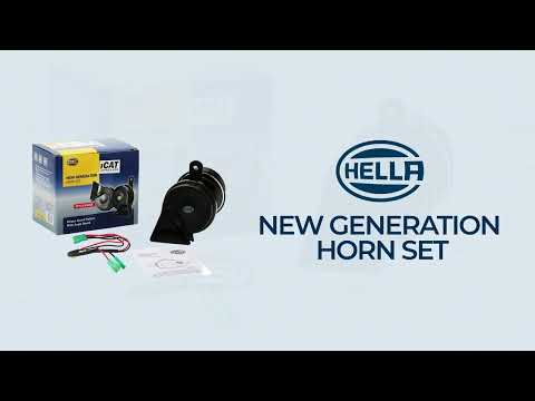 HELLA Electric Horn New Gen Trumpet Set