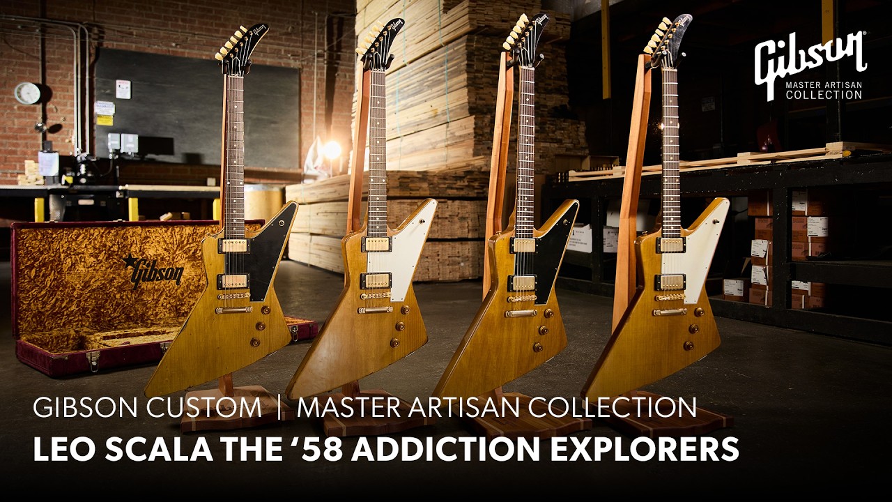 Gibson Master Artisan Collection | Leo Scala '58 Addiction Explorers - YouTube