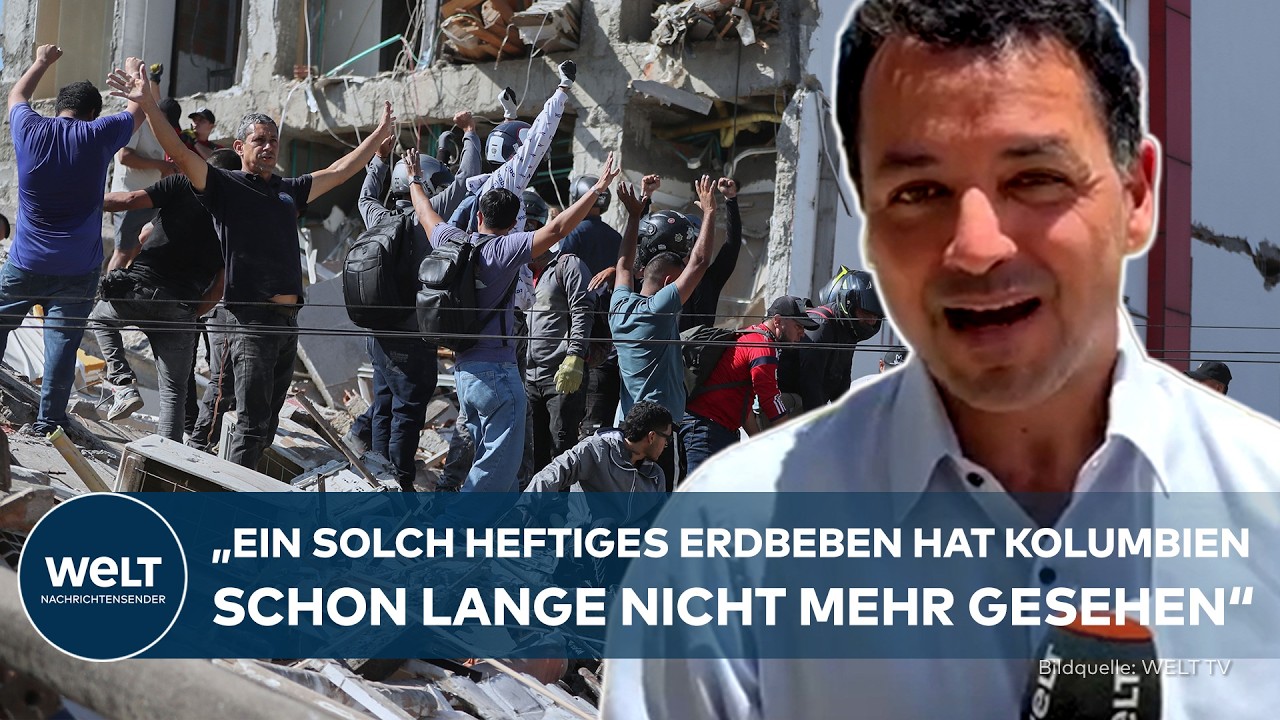 DER BODEN BEBT: Viele Tote ‒ Die Opferzahlen steigen rasant nach heftigen Erdbeben in Kolumbien