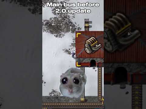 Main bus before & after update - Factorio