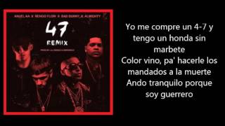 47 (Remix) - Anuel ft Ñengo Flow Almighty &amp; Bad Bunny | El Conejo Malo (letra)