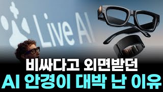 비싸다고 외면받던 AI 안경이 대박 난 이유