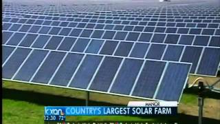 preview picture of video 'Country's largest solar farm'
