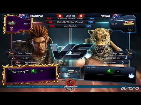 FreeTempest (Eddy) vs McCheese (King) - #T7OnlineChallenge: Australia - Losers Top 8