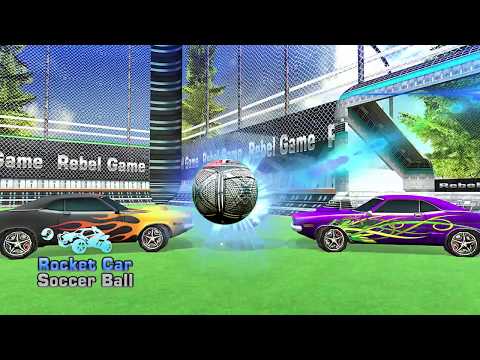 Rocket Car Crash Soccer Ball Stadium Football Game Video