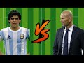 Diego Maradona vs Zinédine Zidane💪