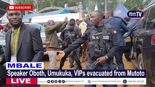Speaker Oboth Oboth, Umukuuka, Ministers , MPs, VIPs evacuated from Mutoto as possessed bagisu evade