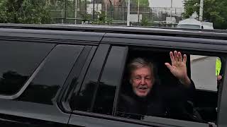 Paul McCartney arriving at Monumental Stadium in Santiago Chile, October 11 2024