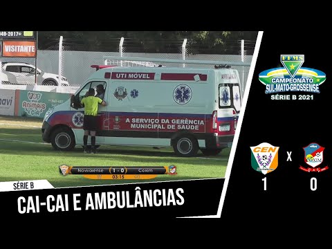CONFUSÃO, AMBULÂNCIAS E WO: NAVIRAIENSE x COXIM | CAMPEONATO SUL-MATO-GROSSENSE SÉRIE B 2021