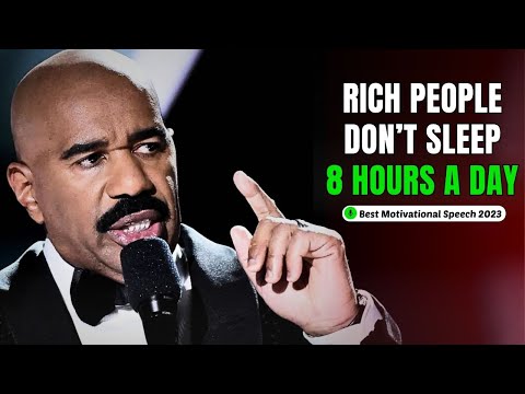 💯Rich People Don't Sleep 8 Hours A Day🔥Motivational Video 💪🏻| Steve Harvey Motivational Speech 2023