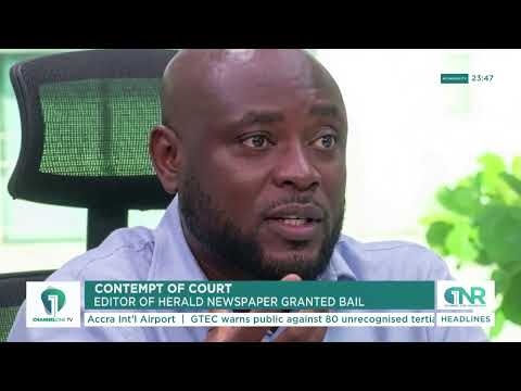 Herald Editor Larry Alans Dogbey Granted Bail After Contempt Jail Sentence