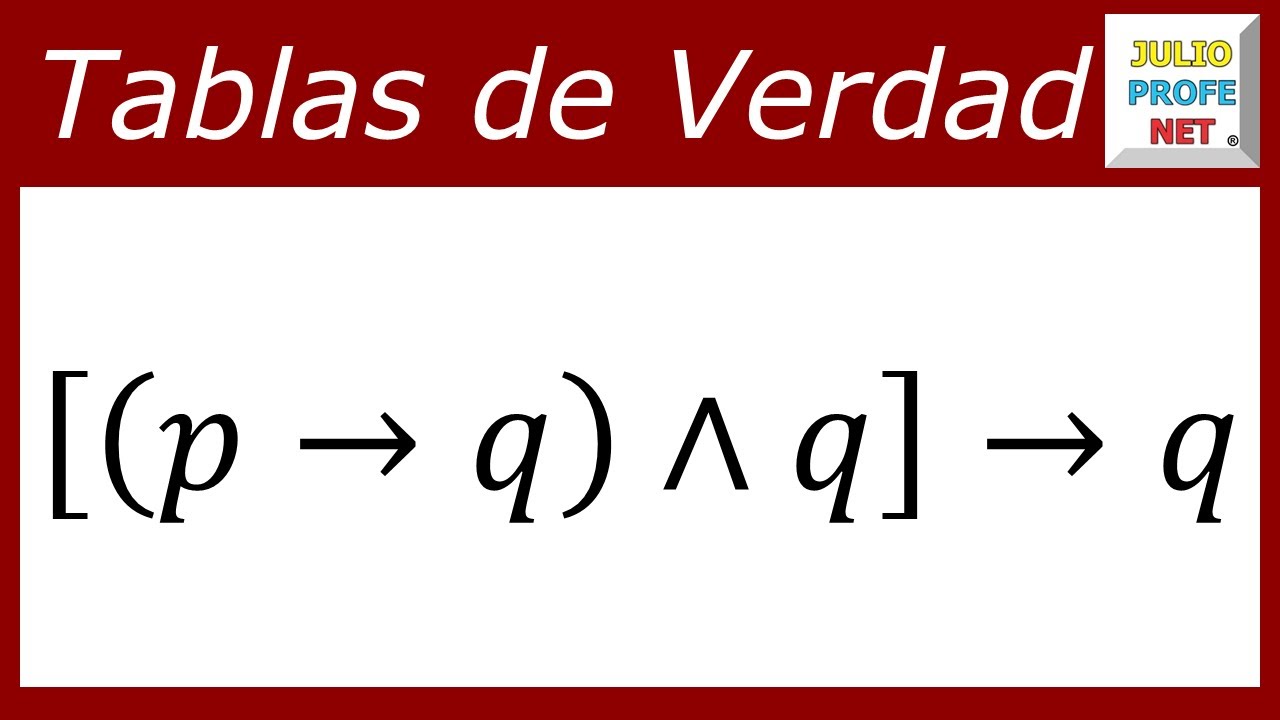 TABLAS DE VERDAD - Ejercicio 3