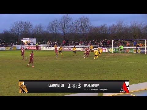 Leamington 2-3 Darlington - Vanarama National League North - 2017/18