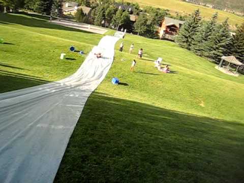 SUPER Slip & Slide in Vail Colorado!
