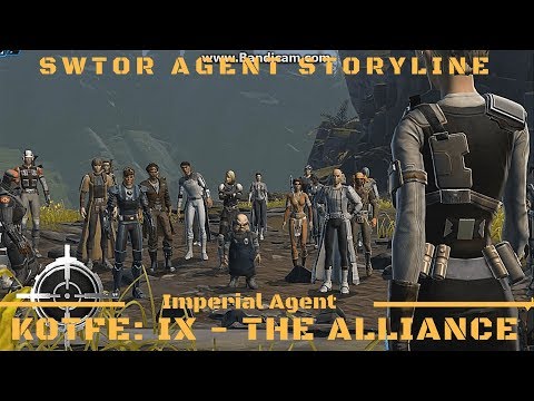 SWTOR - Knights Of The Fallen Empire ► Chapter IX - The Alliance (Female Agent #41) Cinematics