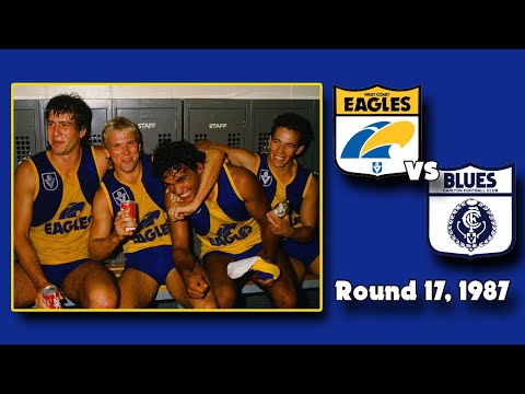 Round 17, 1987 - West Coast Eagles vs Carlton