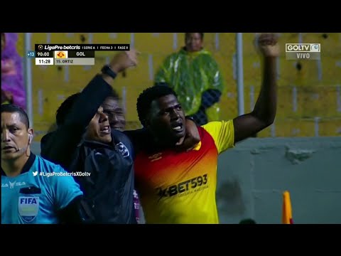 Gol de Vicente Ortiz / Aucas (5) - IDV (0) / LigaProBetcris2022