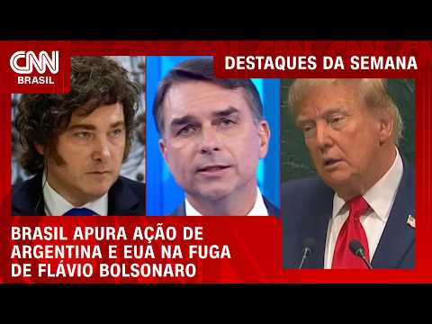 Quem ajudou Flávio Bolsonaro a chegar a Miami? Brasil apura o caso | DESTAQUES DA SEMANA