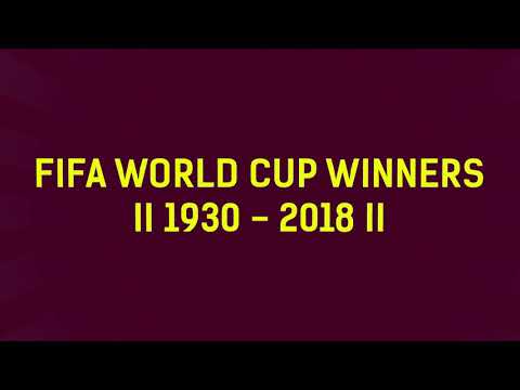Fifa world cup winners || 1930 - 2018 ||