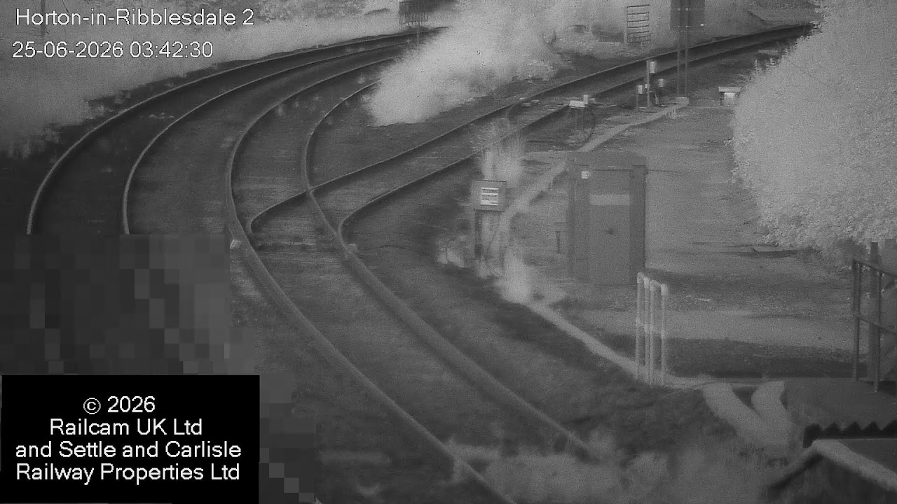 Live webcam view of Quarry Siding Trainspotting