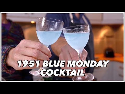 New Rules For Vodka - So We Make A 1951 Blue Monday Vodka Cocktail - Cocktails After Dark