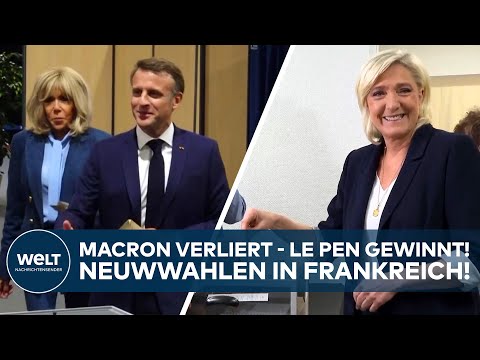 FRANKREICH: Macron kündigt Neuwahlen an! Le Pen siegt - Klatsche für Regierung bei Europawahl!