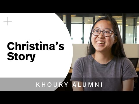 Khoury Story: Christina on Co-ops at Khoury