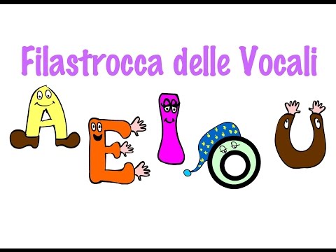 Filastrocca delle Vocali