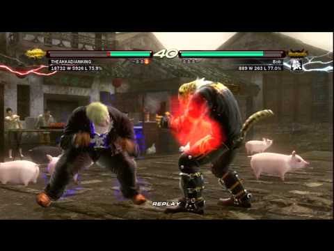Tekken 6 Ranked - THEAKKADIANKING(King) vs Me(Bob)