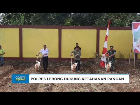 POLRES LEBONG LAKSANAKAN PENANAMAN JAGUNG DALAM PROGRAM KETAHANAN PANGAN
