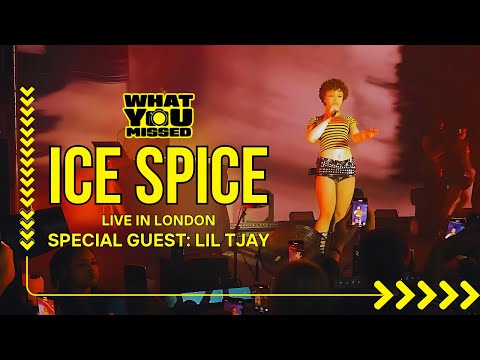 Ice Spice Brings Out Lil Tjay Live In London @ First Headline Show Y2K TOUR - What You Missed