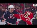 USA Vs Canada Starts With 3 Fights In The First 9 Seconds 4 Nations Face Off