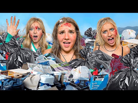 LAST TO LEAVE GIANT TRASH CAN WINS $20,000
